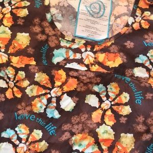 Love This Life scrub top